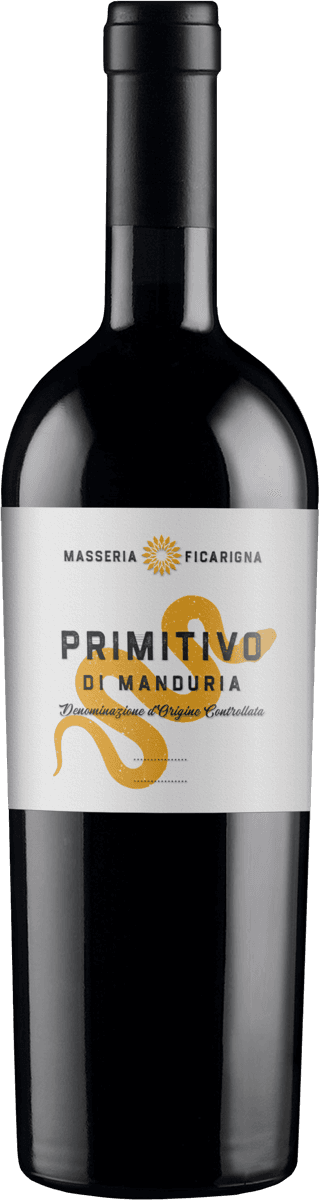 Bottiglia di Primitivo di Manduria Masseria Ficarigna
